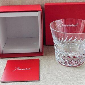 Baccarat Glass Clear Crystal Made in France in a box Brand new